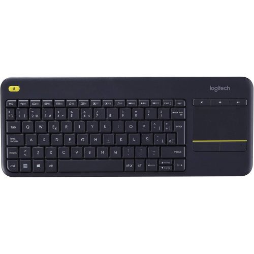 로지텍 Logitech K400 Plus Wireless Touch TV Keyboard with Easy Media Control and Built-in Touchpad Comfortable Keyboard Long Battery Life