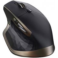 Logitech MX Master Wireless Mouse ? Use on Any Surface, Ergonomic Shape, Hyper-Fast Scrolling, Rechargeable, for Apple Mac or Microsoft Windows Computers, Meteorite