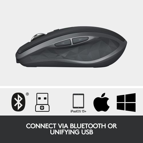 로지텍 Logitech MX Anywhere 2S Mouse Graphite, wireless, 910-005153 (Graphite, wireless)