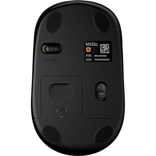 로지텍 Logitech M317C Mouse - Optical - Wireless - Radio Frequency - 2.40 GHz - USB - 1000 dpi - Tilt Wheel - 5 Button(s) - TAA Compliance