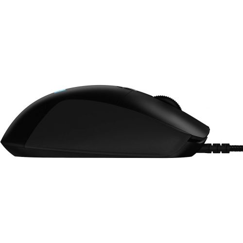 로지텍 Logitech G403 Hero Wired Gaming Mouse, Hero 16K Sensor, 16000 DPI, RGB Backlit Keys, Adjustable Weights, 6 Programmable Buttons, On-Board Memory, Braided Cable, PC/Mac/Laptop - Bla
