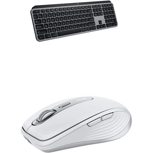 로지텍 Logitech MX Anywhere 3 for Mac Compact Performance Mouse,Wireless with Logitech MX Keys Advanced Illuminated Wireless