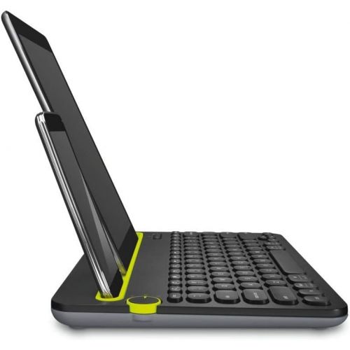 로지텍 Logitech Wireless Bluetooth Keyboard for Multi-Devices K480 - Works with Windows, Mac, iPad Tablet, Android and Smartphones - Bulk Packaging - Black