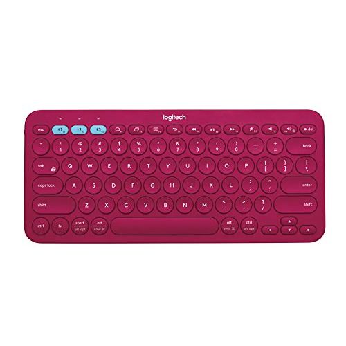 로지텍 Logitech K380 Multi-Device Bluetooth Keyboard (Berry)