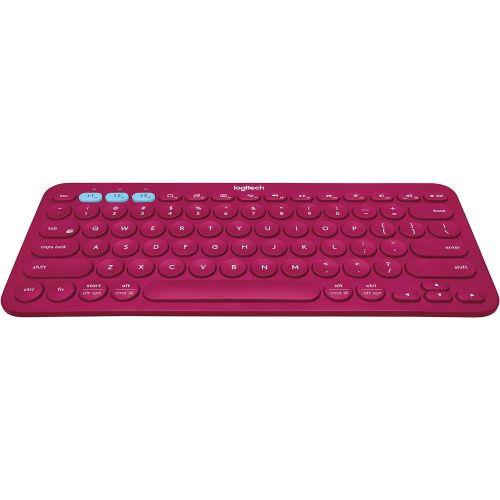 로지텍 Logitech K380 Multi-Device Bluetooth Keyboard (Berry)