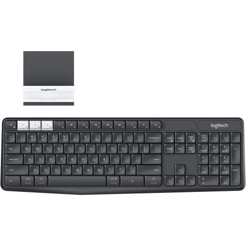 로지텍 Logitech K375s Multi-Device Wireless Keyboard and Stand Combo