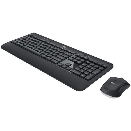 로지텍 Logitech MK540 Advanced Wireless Keyboard Full Size for Windows Keyboard and Mouse, Long Battery Life, Caps Lock Indicator Light, Hot Keys