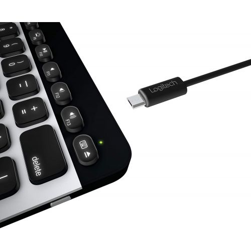 로지텍 Logitech Easy?Switch K811 Wireless Bluetooth Keyboard for Mac, iPad, iPhone, Apple TV