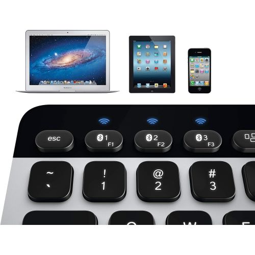 로지텍 Logitech Easy?Switch K811 Wireless Bluetooth Keyboard for Mac, iPad, iPhone, Apple TV