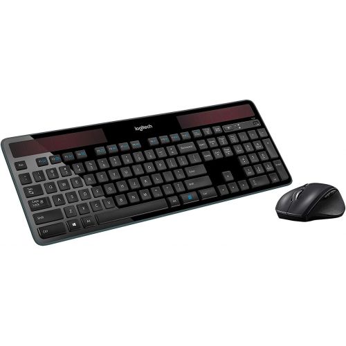 로지텍 Logitech K750 Wireless Solar Keyboard Black for Windows Solar Recharging Keyboard (with Mouse)