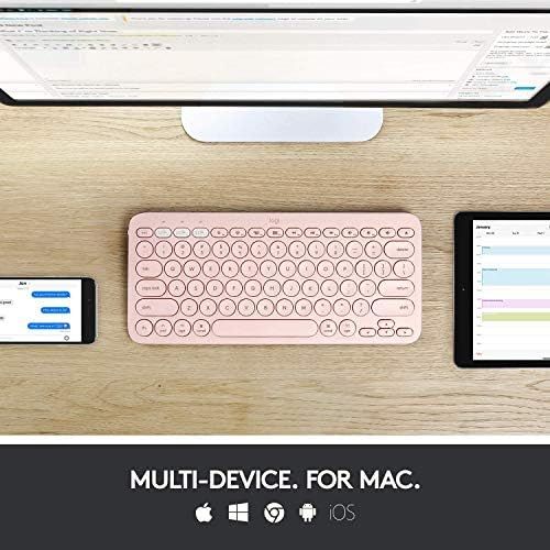 로지텍 Logitech K380 Multi-Device Wireless Bluetooth Keyboard for Mac - Rose