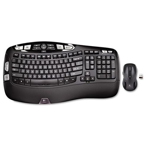 로지텍 Logitech - MK550 Wireless Desktop Set, Keyboard/Mouse, USB, Black 920002555 (DMi EA