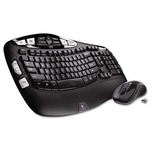 로지텍 Logitech - MK550 Wireless Desktop Set, Keyboard/Mouse, USB, Black 920002555 (DMi EA