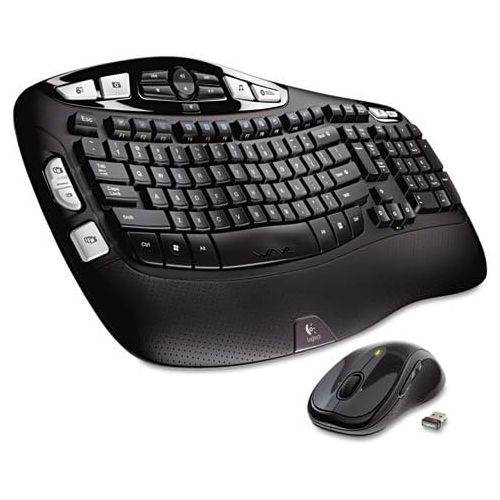 로지텍 Logitech - MK550 Wireless Desktop Set, Keyboard/Mouse, USB, Black 920002555 (DMi EA