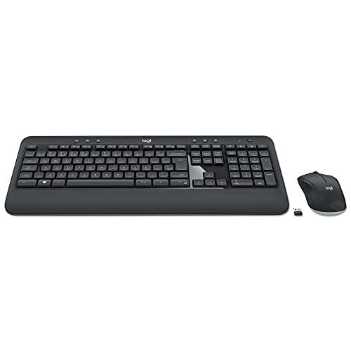 로지텍 Logitech MK540 Wireless Combo, 2.4 GHz Frequency/30 ft Wireless Range, Black