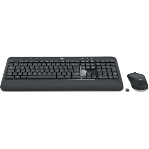 로지텍 Logitech MK540 Wireless Combo, 2.4 GHz Frequency/30 ft Wireless Range, Black