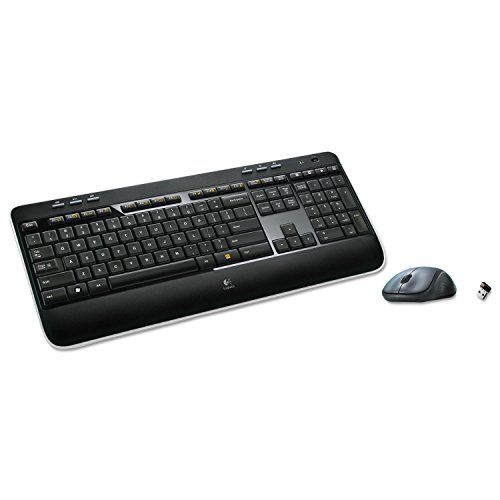 로지텍 Logitech 920002553 MK520 Wireless Desktop Set, Keyboard/Mouse, USB, Black