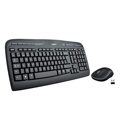 로지텍 Logitech Wireless Desktop MK320 2.4GHz Wireless Keyboard French 920-002840