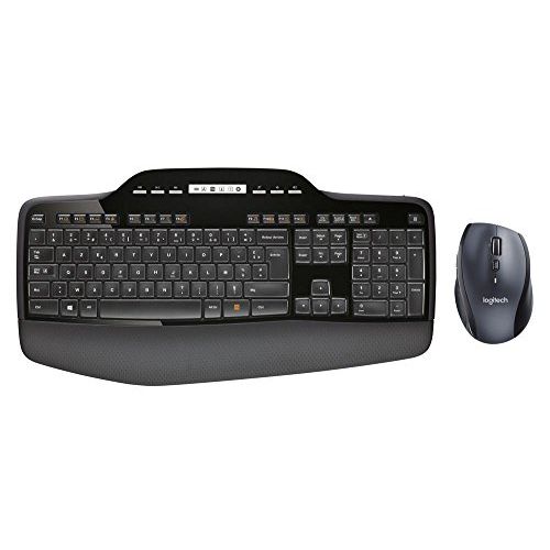 로지텍 Logitech MK710 Keyboard & Mouse - USB Wireless RF Keyboard - French - USB Wireless RF Mouse