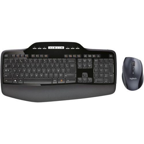 로지텍 Logitech MK710 Keyboard & Mouse - USB Wireless RF Keyboard - French - USB Wireless RF Mouse