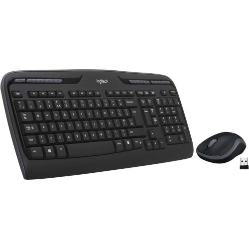 로지텍 Logitech MK320 Wireless Desktop Keyboard and Mouse Combo ? Entertainment Keyboard and Mouse, 2.4GHz Encrypted Wireless Connection, Long Battery Life (Discontinued by Manufacturer)