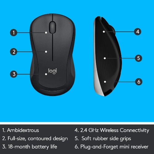 로지텍 Logitech MK540 Advanced - Keyboard and mouse set - wireless - 2.4 GHz - UK English QWERTY