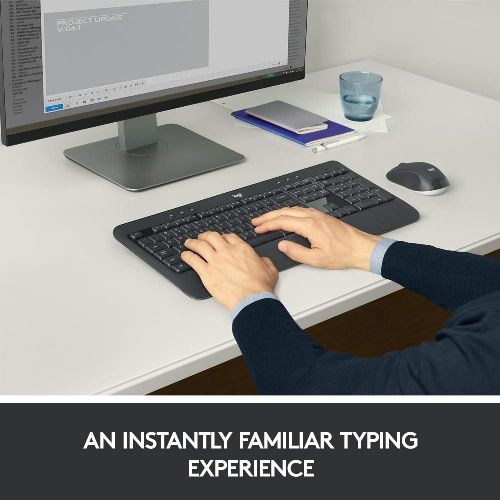 로지텍 Logitech MK540 Advanced - Keyboard and mouse set - wireless - 2.4 GHz - UK English QWERTY