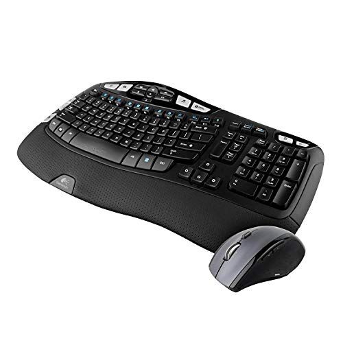 로지텍 Logitech Mk560 Wireless Wave Combo Plus: K351 Keyboard & M705 Wireless Mouse