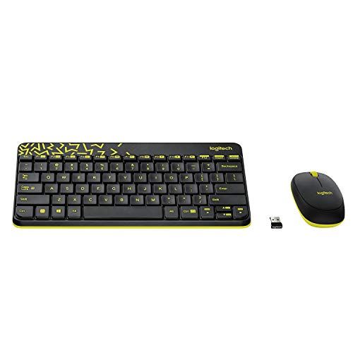 로지텍 Logitech MK240 NANO Mouse and Keyboard Combo Black Color
