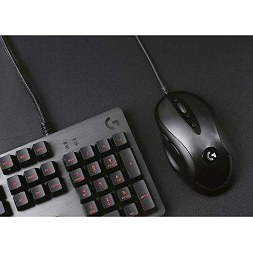 로지텍 Logitech G MX518 Gaming Mouse Hero Sensor 16, 000 Dpi Arm Processor 8 Programmable Buttons (European Packaging) - Black