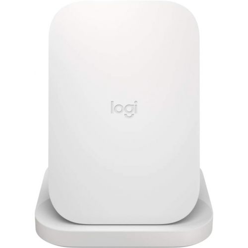 로지텍 LOGITECH - Computer Accessories LOGITECH Powered Stand White Charge Stand for QI-Enable Devices Storage Devices Hard Drives