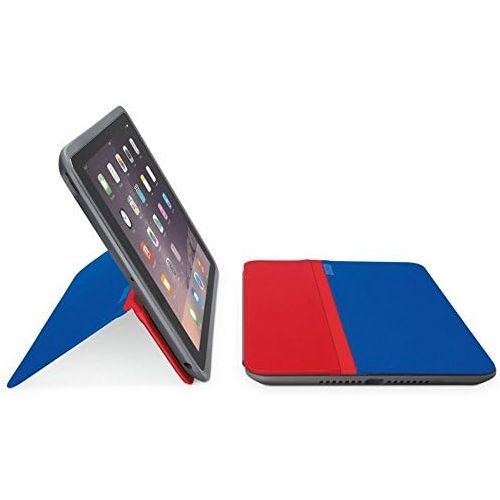 로지텍 Logitech AnyAngle Folio Case for iPad Mini (Blue/Red) 939-001383