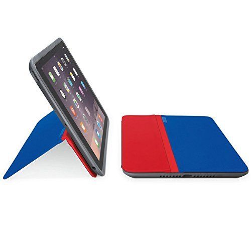 로지텍 Logitech AnyAngle Folio Case for iPad Mini (Blue/Red) 939-001383