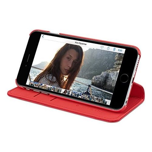 로지텍 Logitech Folio Case for Apple iPhone 6, 6s - Retail Packaging - Red