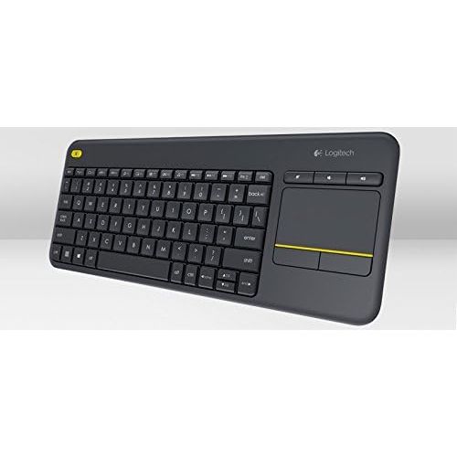 로지텍 Logitech K400 Plus RF Wireless AZERTY French Black keyboard