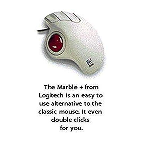 로지텍 Logitech Trackman Marble Plus Wheel Trackball/Mouse T-CL13
