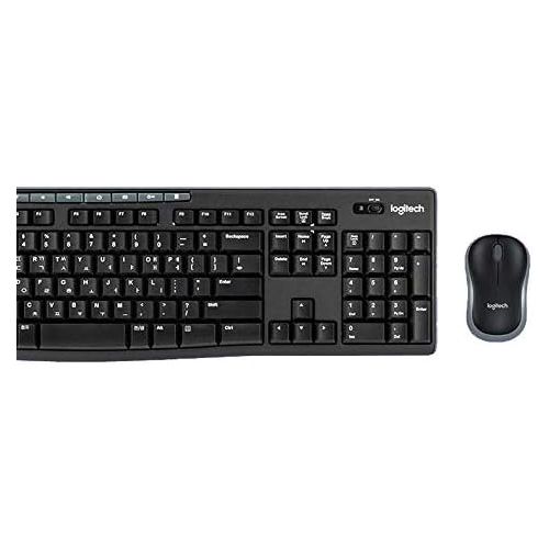 로지텍 Logitech MK270R 2.4Ghz Wireless Desktop Mouse and Keyboard Combo English/Korean Type