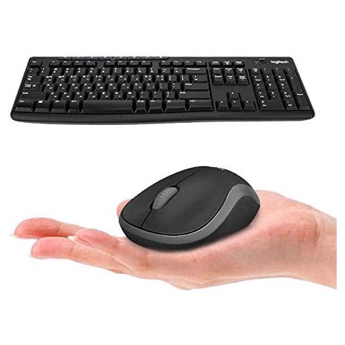 로지텍 Logitech MK270R 2.4Ghz Wireless Desktop Mouse and Keyboard Combo English/Korean Type