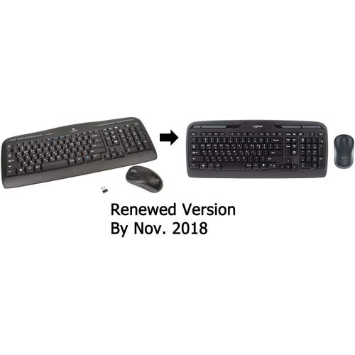 로지텍 Logitech MK330R 2.4Ghz Wireless Desktop Mouse and Keyboard Combo English/Korean Type