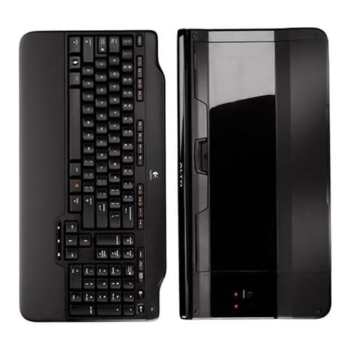 로지텍 Logitech Alto Notebook Stand with Wireless Keyboard. Holds notebooks up to 15.4