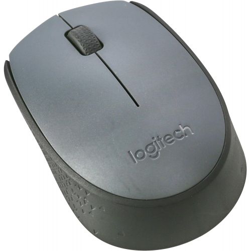 로지텍 Logitech MK235 2.4GHz Wireless USB Spanish Keyboard Optical Mouse Kit - Gray - 920-007901