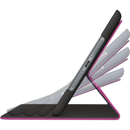 로지텍 Logitech FOCUS Flexible Any-Angle Case for iPad mini 4 ? Violet