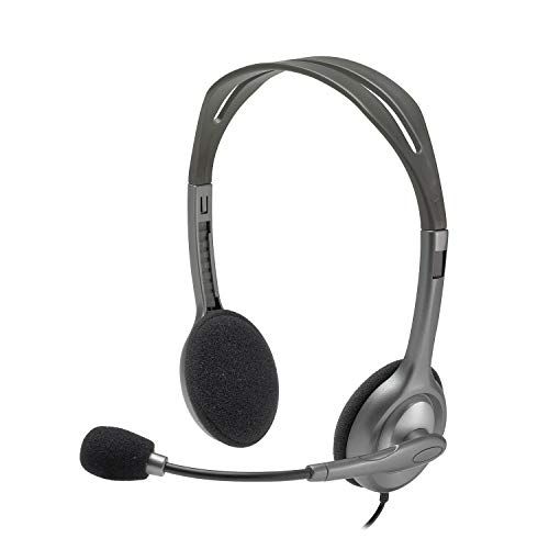 로지텍 Logitech Stereo Headset H110, Standard Packaging, Silver