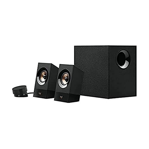 로지텍 Logitech Z533 2.1 Multimedia Speaker System with Subwoofer, Powerful Sound, 120 Watts Peak Power, Booming Bass, 3.5mm Audio and RCA Inputs, PC/PS4/Xbox/TV/Smartphone/Tablet/Music P