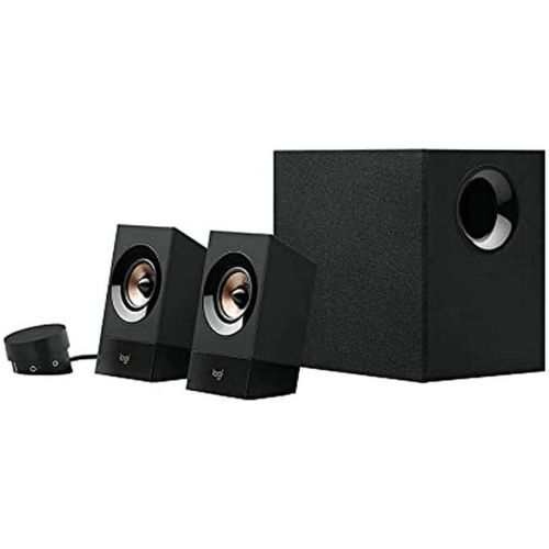 로지텍 Logitech Z533 2.1 Multimedia Speaker System with Subwoofer, Powerful Sound, 120 Watts Peak Power, Booming Bass, 3.5mm Audio and RCA Inputs, PC/PS4/Xbox/TV/Smartphone/Tablet/Music P