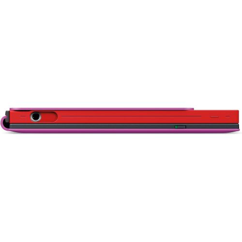 로지텍 Logitech BLOK Protective Keyboard Case for iPad Air 2, Red/Violet