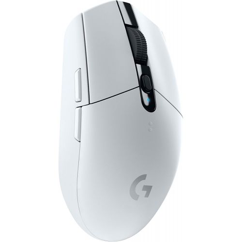 로지텍 Logitech G305 Lightspeed Wireless Gaming Mouse, Hero Sensor, 12000 DPI, Lightweight, 6 Programmable Buttons, 250h Battery Life, On-Board Memory, PC/Mac - White (German Packaging)