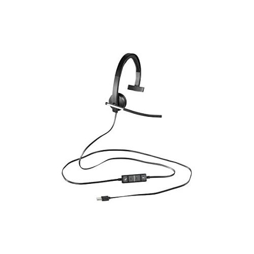 로지텍 Logitech USB Headset Mono H650e (Business Product), Corded Single-Ear Headset