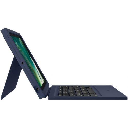 로지텍 Logitech Rugged Protection Combo Keyboard and Folio Case for iPad 9.7 (5th Gen) / (6th Gen) - Bulk Packaging - Navy Blue