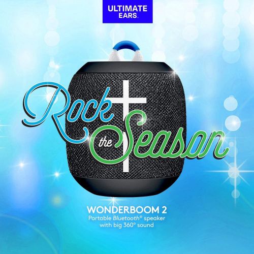 로지텍 Logitech Ultimate Ears UE WONDERBOOM 2 Twin Pack Bluetooth Speaker - Wireless Boom Box Waterproof with Double-Up Connection - (Deep Space)